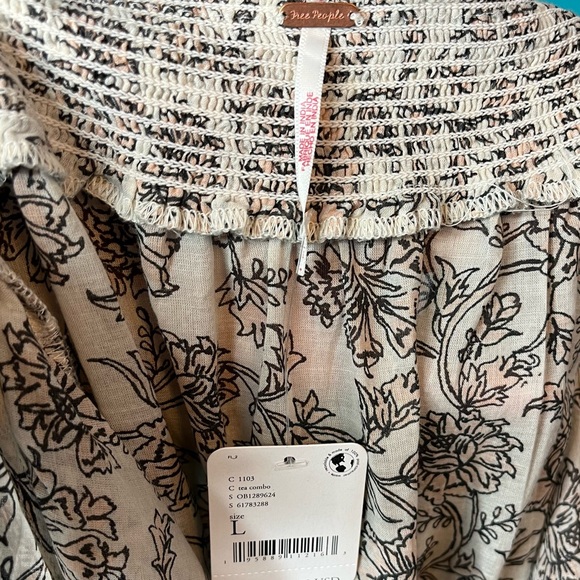 Free People Bonita Midi Dress Women’s Size Large Bohemian Boho New with Tags - Picture 4 of 9